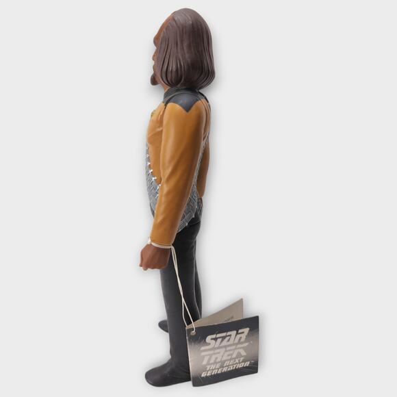 Vintage 1993 Star Trek The Next Generation Lieutenant Worf Figure 10" height - Picture 9 of 9